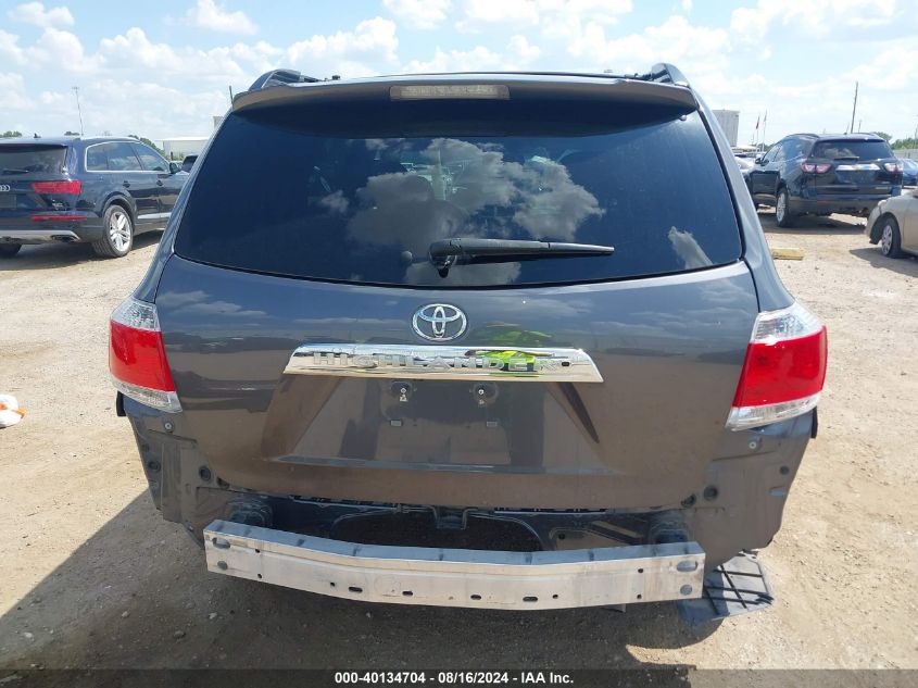 2013 Toyota Highlander Base Plus V6 VIN: 5TDZK3EH0DS142160 Lot: 40134704