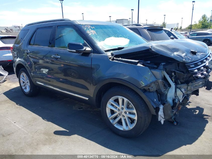 2017 Ford Explorer Xlt VIN: 1FM5K7D85HGB07049 Lot: 40134770