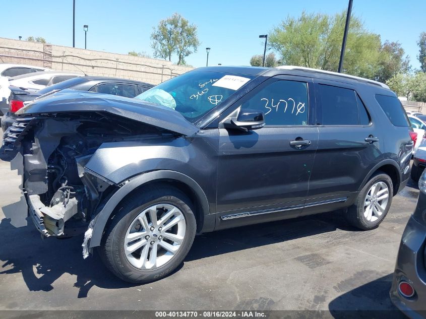 2017 Ford Explorer Xlt VIN: 1FM5K7D85HGB07049 Lot: 40134770