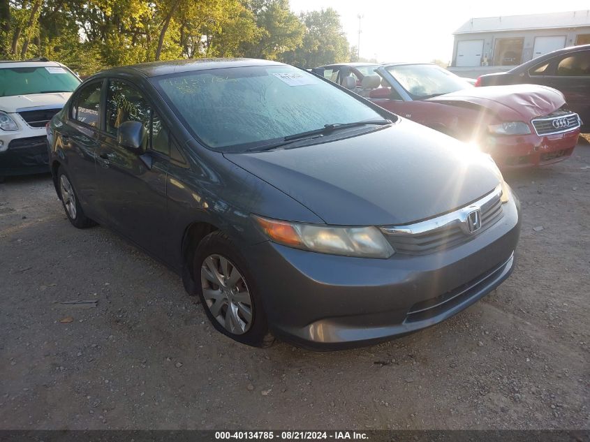 2012 Honda Civic Lx VIN: 19XFB2F57CE084221 Lot: 40134785