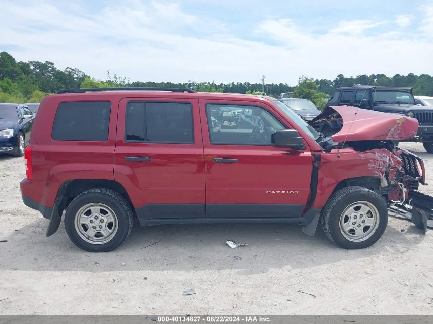 2015 Jeep Patriot Sport VIN: 1C4NJRBB6FD269868 Lot: 40134827