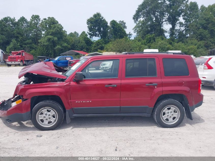 2015 Jeep Patriot Sport VIN: 1C4NJRBB6FD269868 Lot: 40134827