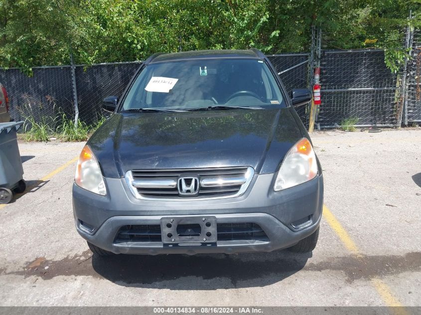 2003 Honda Cr-V Ex VIN: JHLRD78863C009662 Lot: 40134834