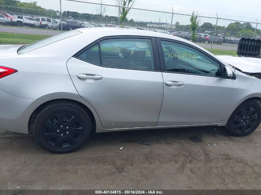 2015 Toyota Corolla S VIN: 2T1BURHEXFC437696 Lot: 40134875