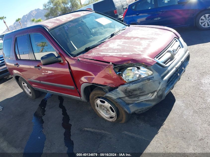 2004 Honda Cr-V Lx VIN: JHLRD68464C020654 Lot: 40134879