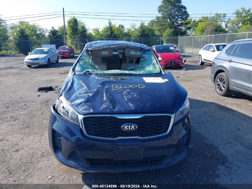 2019 Kia Sorento 3.3L Lx VIN: 5XYPGDA59KG498871 Lot: 40134896