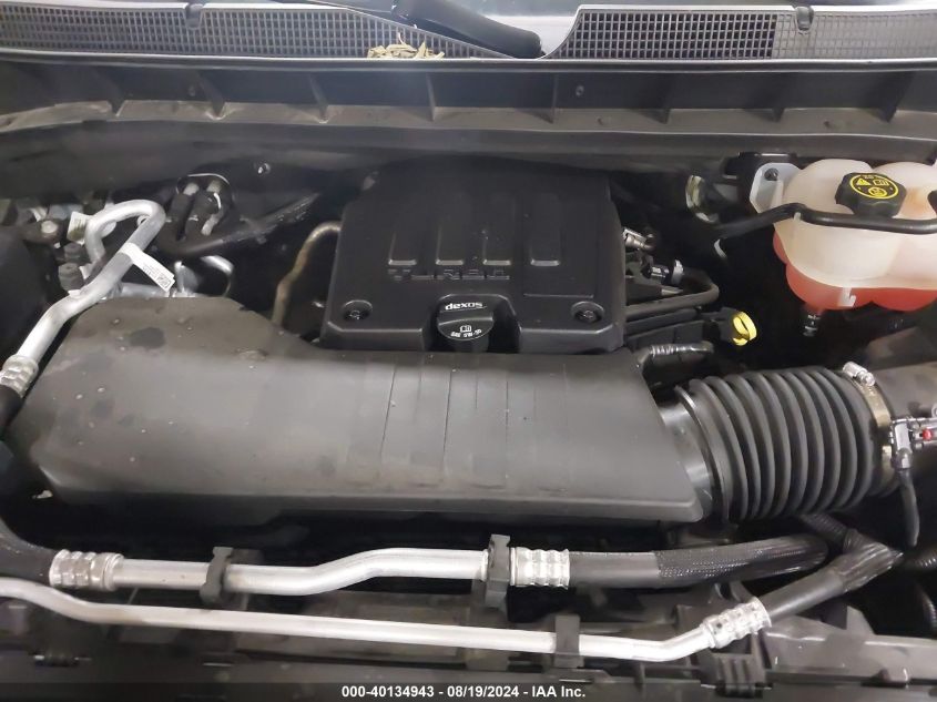 2022 CHEVROLET SILVERADO 1500 4WD  SHORT BED CUSTOM - 1GCPDBEK3NZ602287