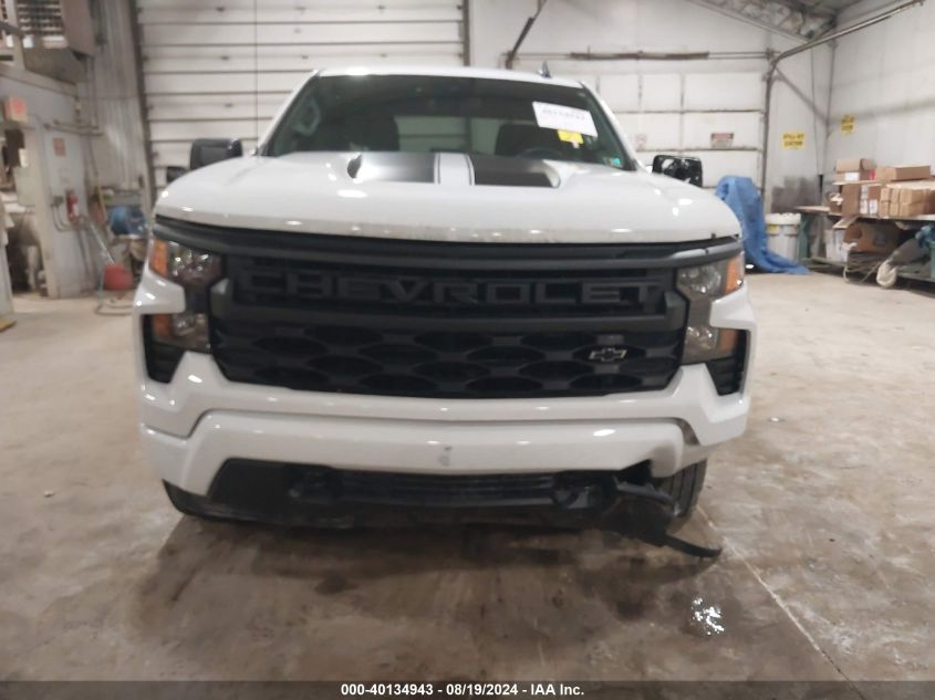 2022 CHEVROLET SILVERADO 1500 4WD  SHORT BED CUSTOM - 1GCPDBEK3NZ602287
