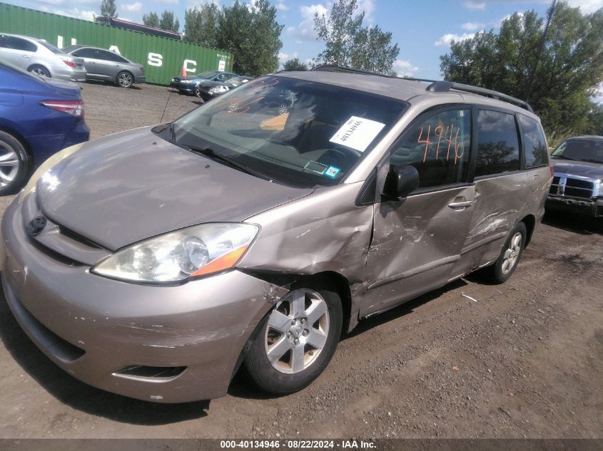 2008 Toyota Sienna Le VIN: 5TDZK23C68S119022 Lot: 40134946