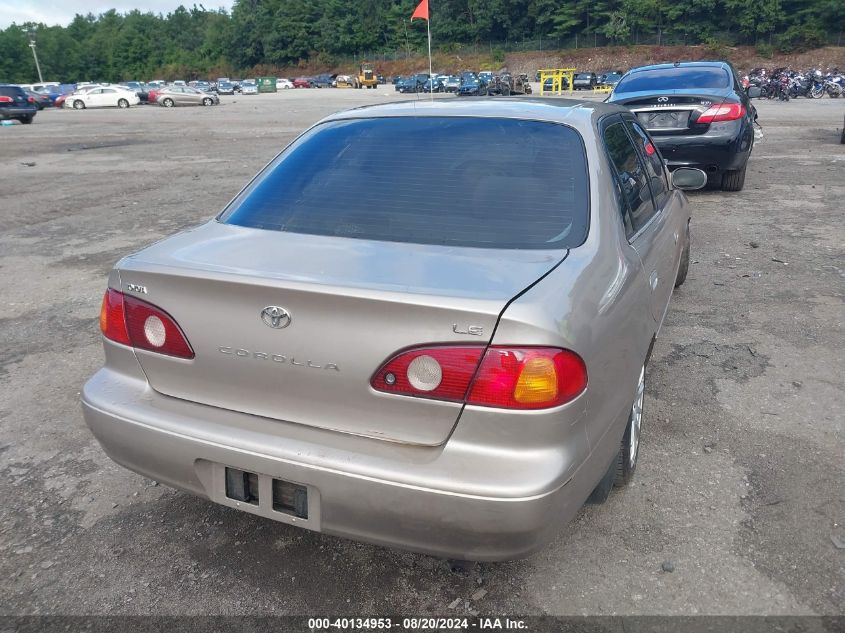 2002 Toyota Corolla Le VIN: 2T1BR12E02C524013 Lot: 40134953