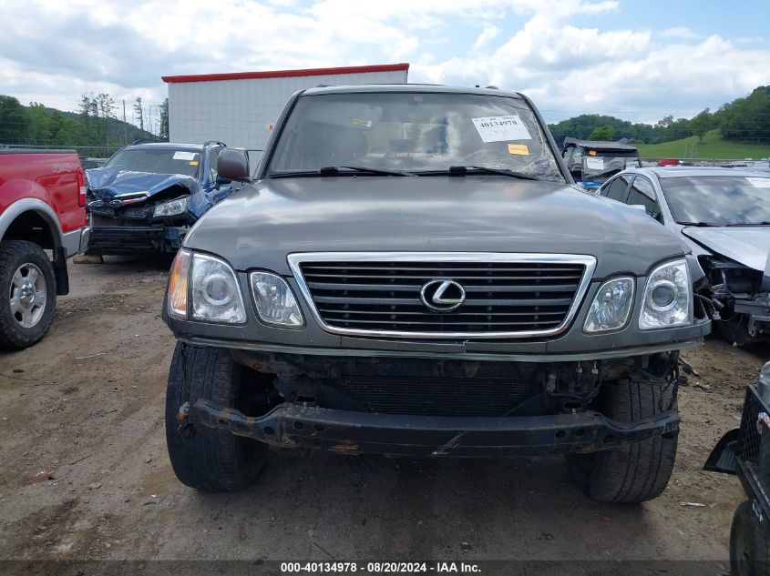 2001 Lexus Lx 470 VIN: JTJHT00W913512089 Lot: 40134978