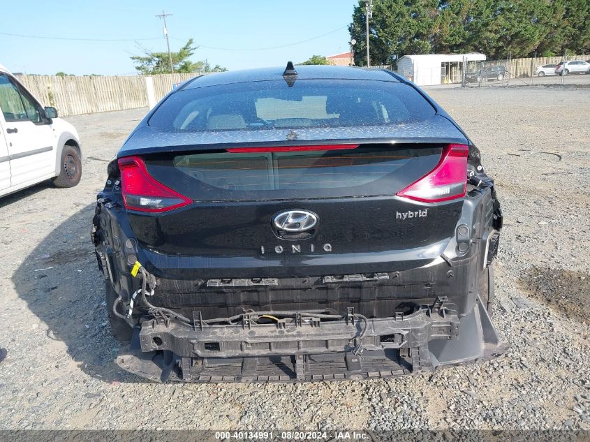 KMHC65LC8MU244973 2021 Hyundai Ioniq Hybrid Blue