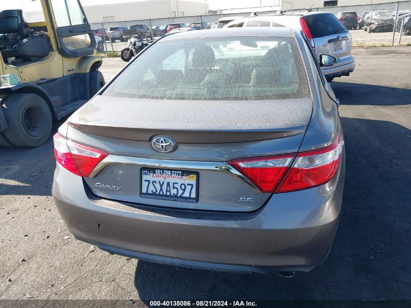 2016 Toyota Camry Se VIN: 4T1BF1FK4GU244268 Lot: 40135086