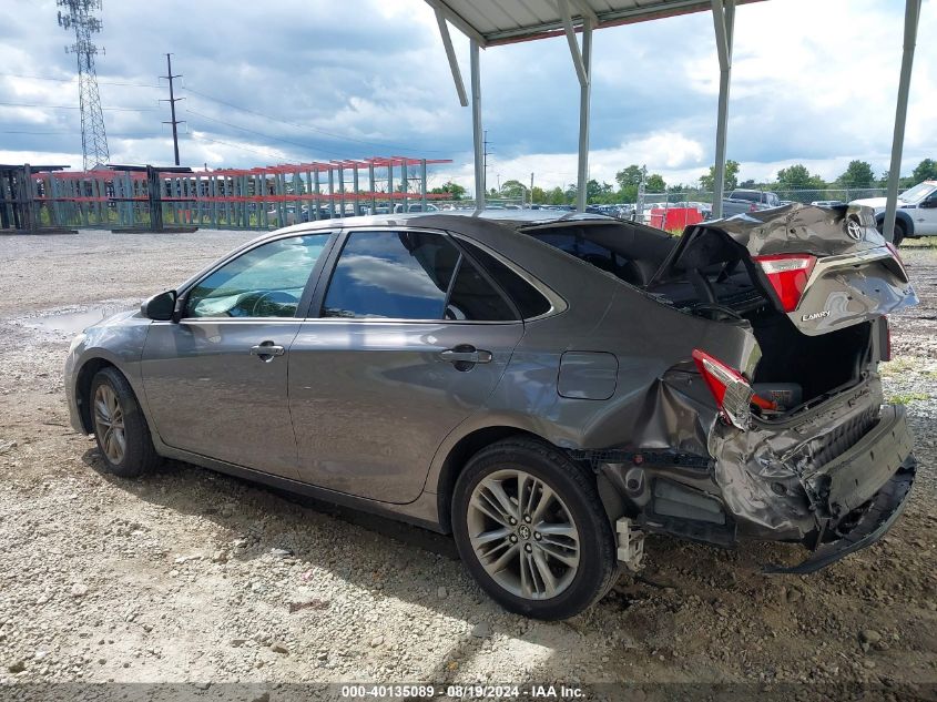 2015 Toyota Camry Se VIN: 4T1BF1FK9FU952871 Lot: 40135089