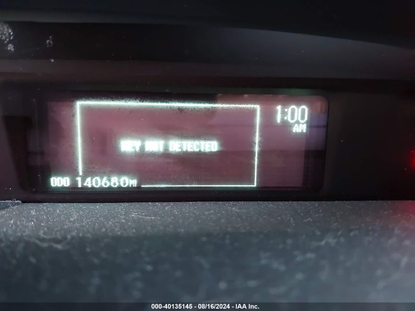 2010 Toyota Prius Iv VIN: JTDKN3DU1A0035009 Lot: 40135145