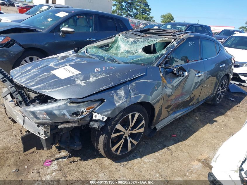 2018 Nissan Maxima 3.5 Sl VIN: 1N4AA6AP1JC377958 Lot: 40135190