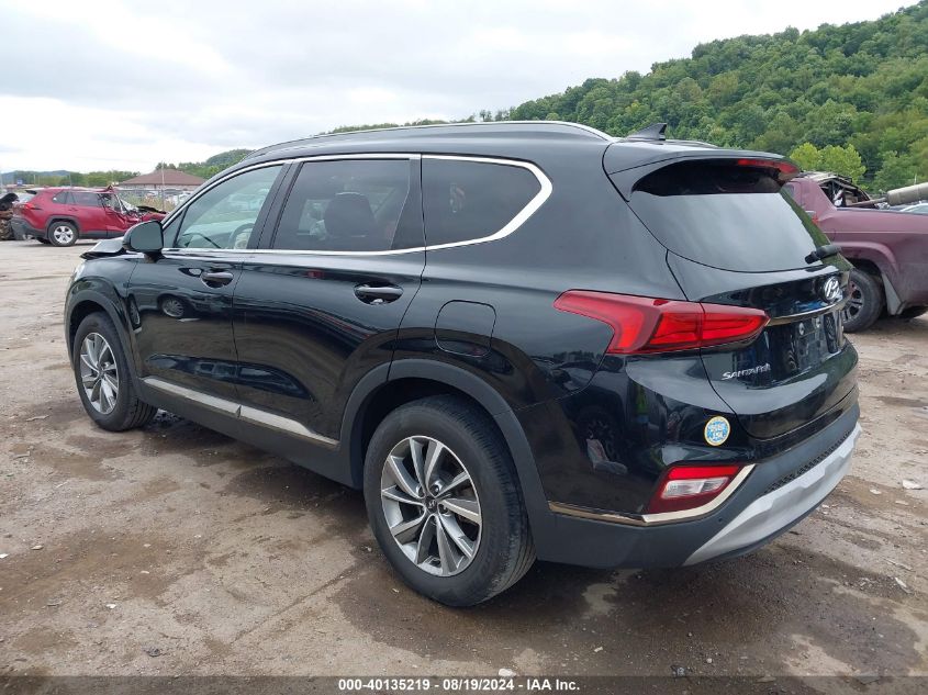 2019 Hyundai Santa Fe Sel Plus VIN: 5NMS3CAD8KH124863 Lot: 40135219