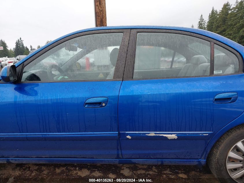 2005 Hyundai Elantra Gls/Gt VIN: KMHDN46D45U077356 Lot: 40135263