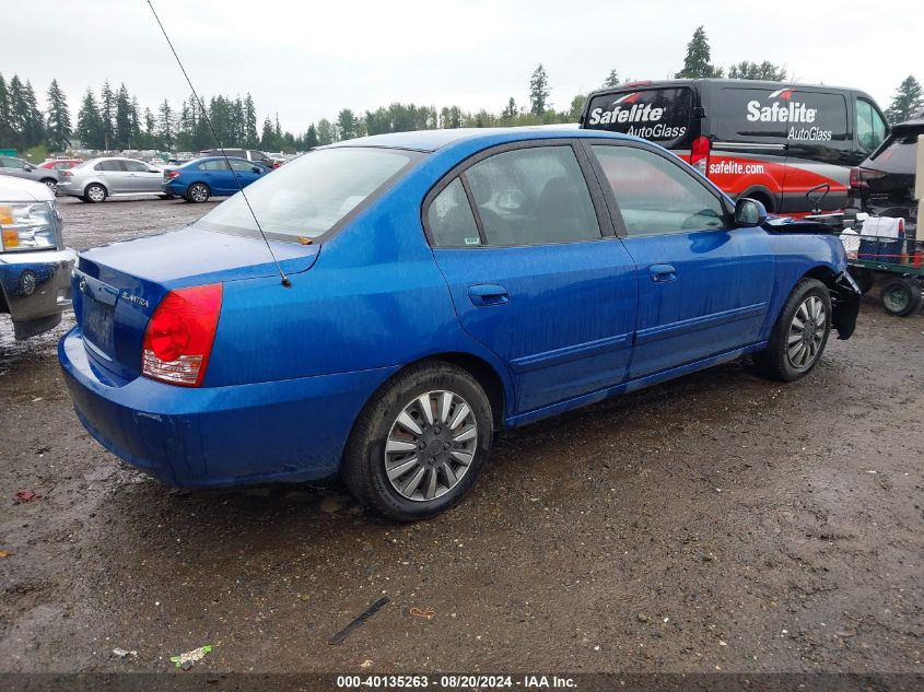 2005 Hyundai Elantra Gls/Gt VIN: KMHDN46D45U077356 Lot: 40135263