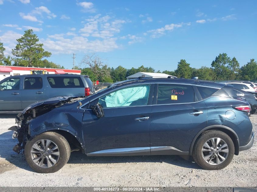 2017 Nissan Murano S/Sl/Sv/Platinum VIN: 5N1AZ2MG4HN136428 Lot: 40135273