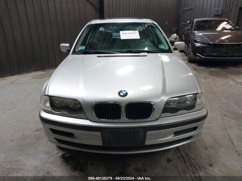 2000 BMW 323I VIN: WBAAM3344YFP80549 Lot: 40135279