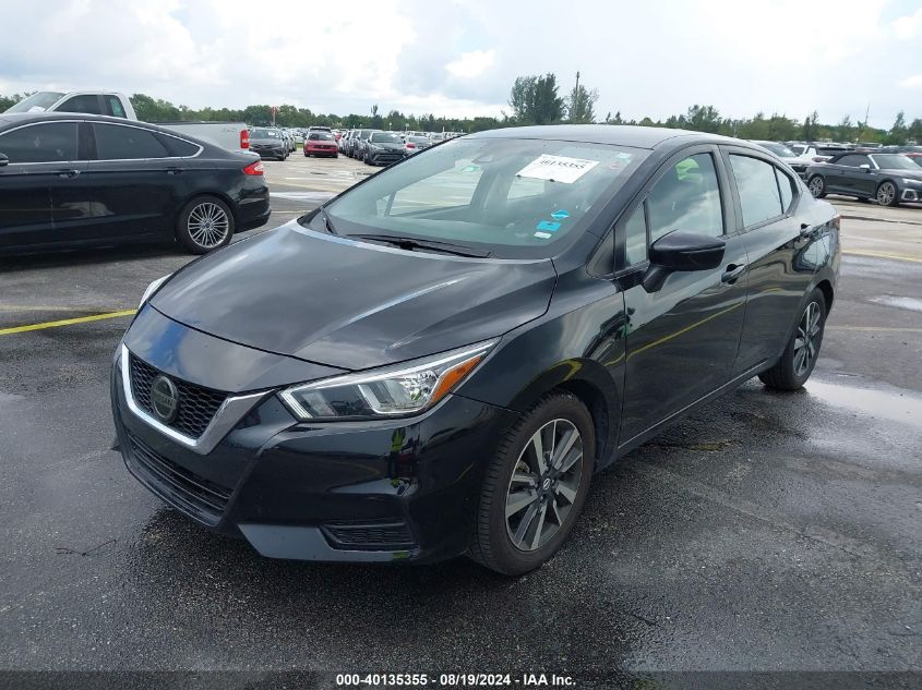 2021 Nissan Versa Sv Xtronic Cvt VIN: 3N1CN8EV9ML850433 Lot: 40135355