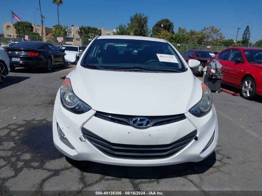 2013 Hyundai Elantra Gs VIN: KMHDH6AE6DU012123 Lot: 40135356