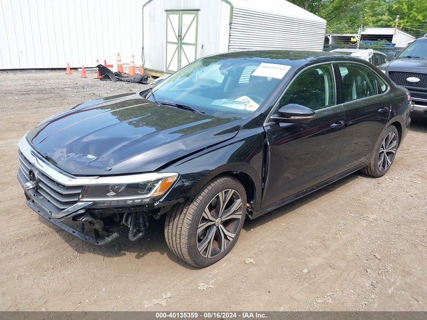 2021 VOLKSWAGEN PASSAT 2.0L I-4 DI, DOHC, V(VIN: 1VWSA7A33MC007484