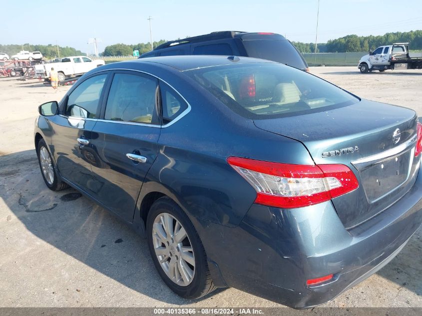 2015 Nissan Sentra Sl VIN: 3N1AB7AP6FY289051 Lot: 40135366