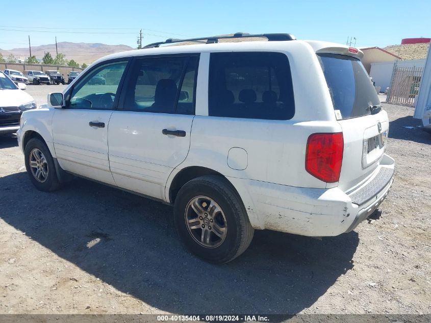 2004 Honda Pilot Ex-L VIN: 2HKYF18704H571392 Lot: 40135404