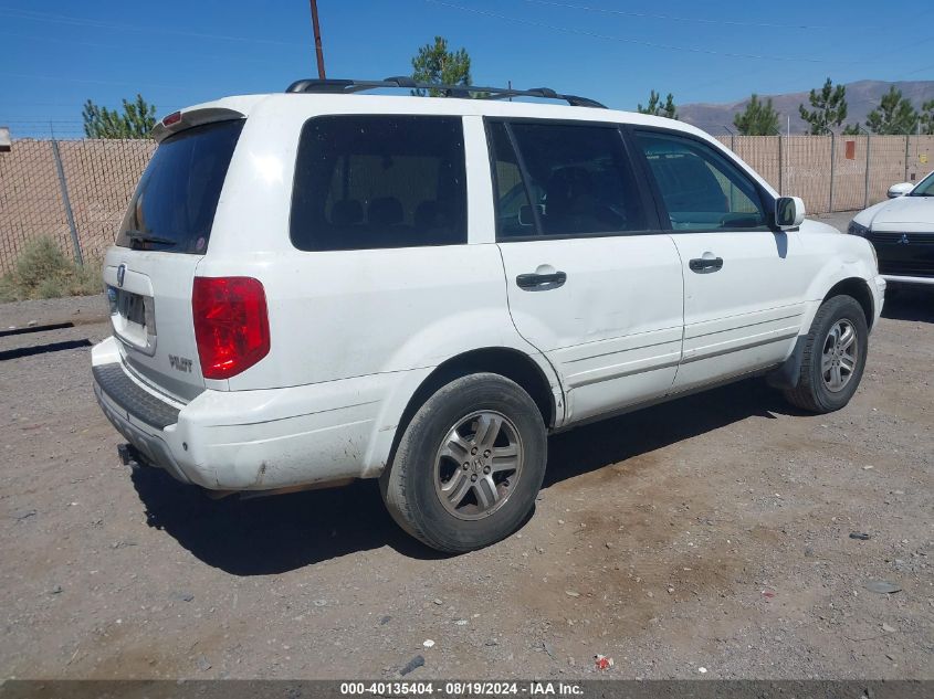 2004 Honda Pilot Ex-L VIN: 2HKYF18704H571392 Lot: 40135404