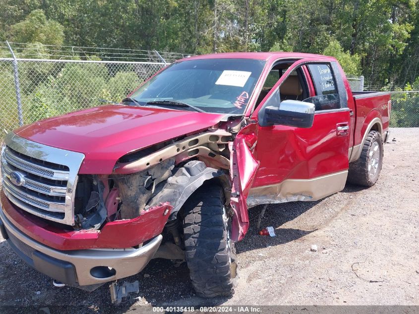 2013 Ford F150 Supercrew VIN: 1FTFW1EF7DKF13266 Lot: 40135418