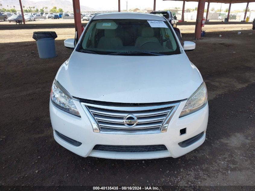 2013 Nissan Sentra S VIN: 3N1AB7AP4DL721596 Lot: 40135435