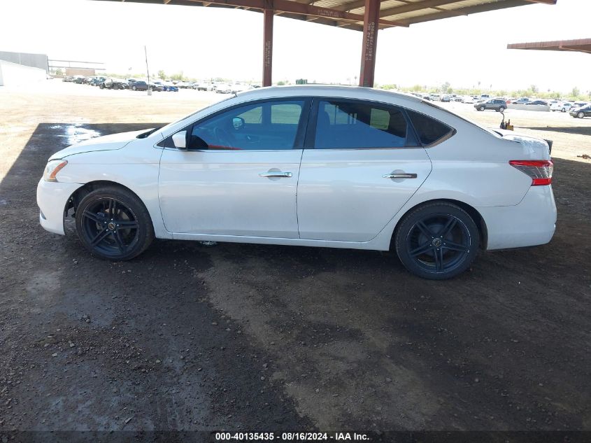 2013 Nissan Sentra S VIN: 3N1AB7AP4DL721596 Lot: 40135435