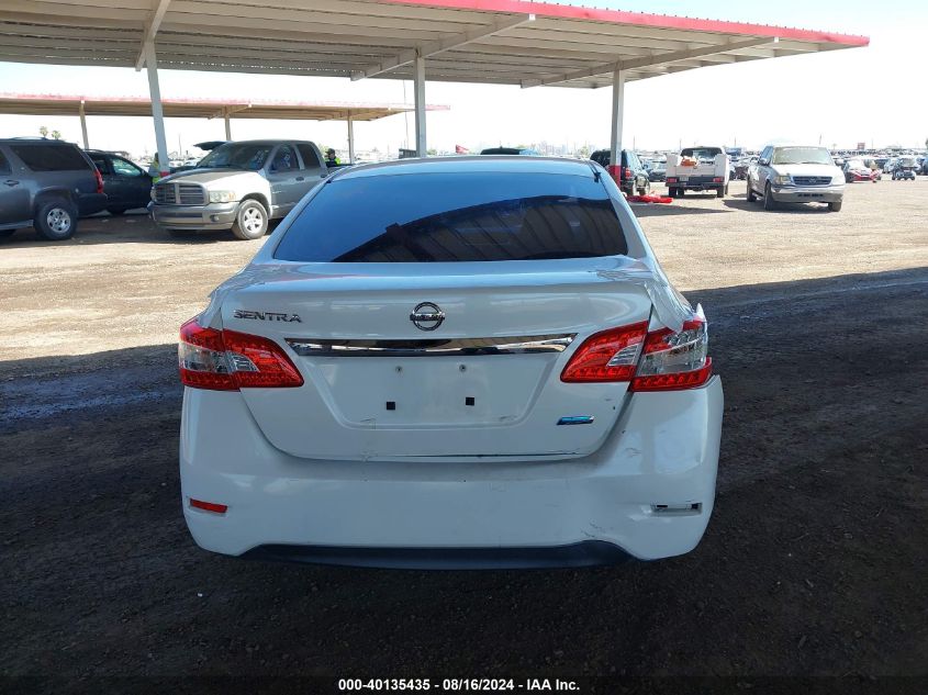 2013 Nissan Sentra S VIN: 3N1AB7AP4DL721596 Lot: 40135435