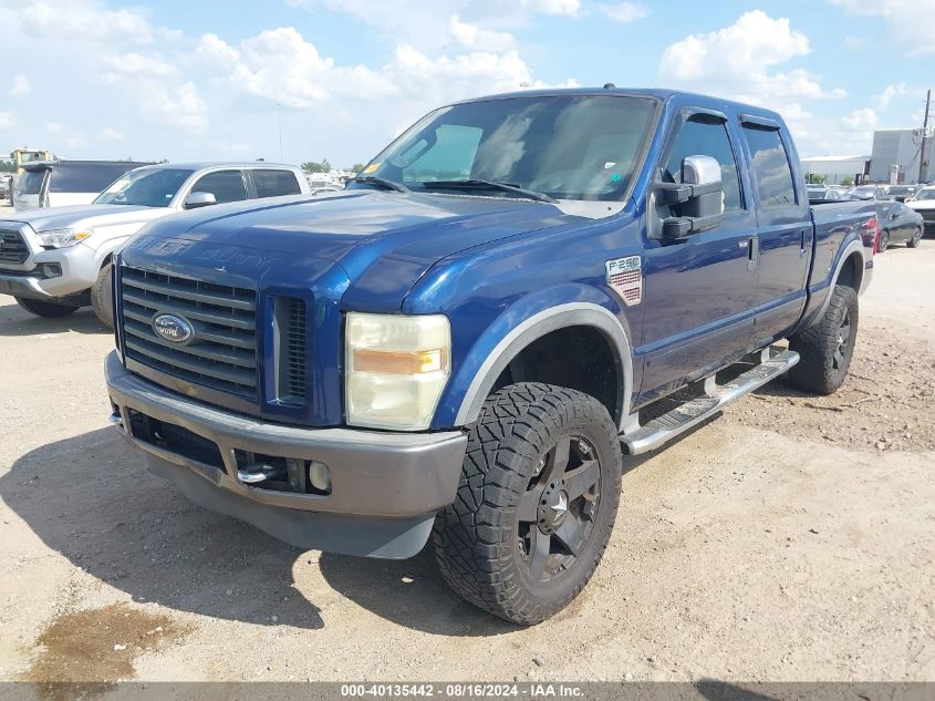 2008 Ford F-250 Fx4/Harley-Davidson/King Ranch/Lariat/Xl/Xlt VIN: 1FTSW21R08ED60898 Lot: 40135442