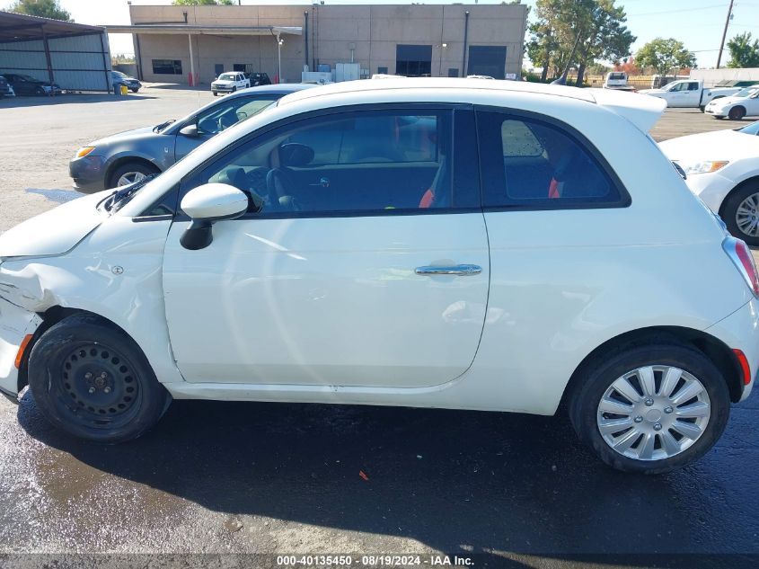 2013 Fiat 500 Pop VIN: 3C3CFFAR9DT752143 Lot: 40135450