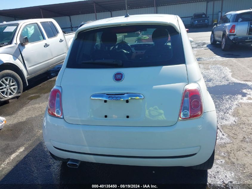 2013 Fiat 500 Pop VIN: 3C3CFFAR9DT752143 Lot: 40135450