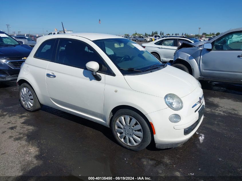 2013 Fiat 500 Pop VIN: 3C3CFFAR9DT752143 Lot: 40135450