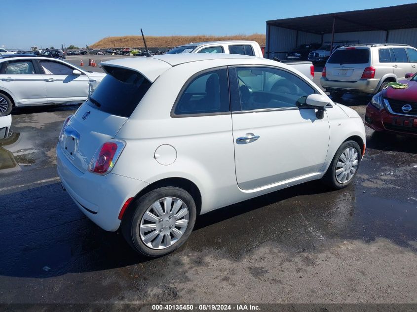 2013 Fiat 500 Pop VIN: 3C3CFFAR9DT752143 Lot: 40135450