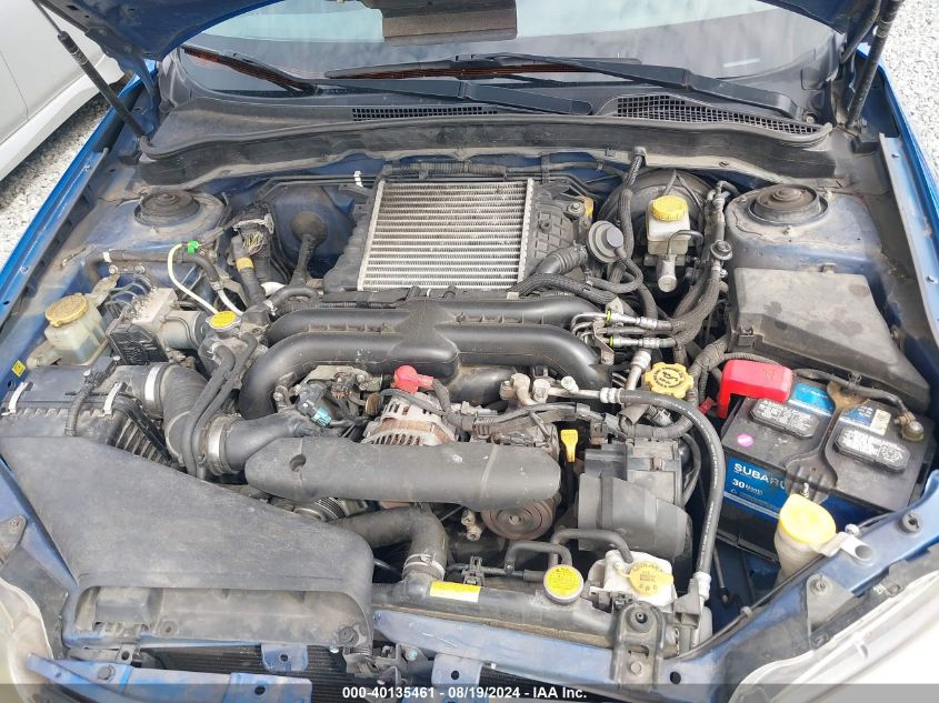 2008 Subaru Impreza Wrx VIN: JF1GH75698G813729 Lot: 40135461