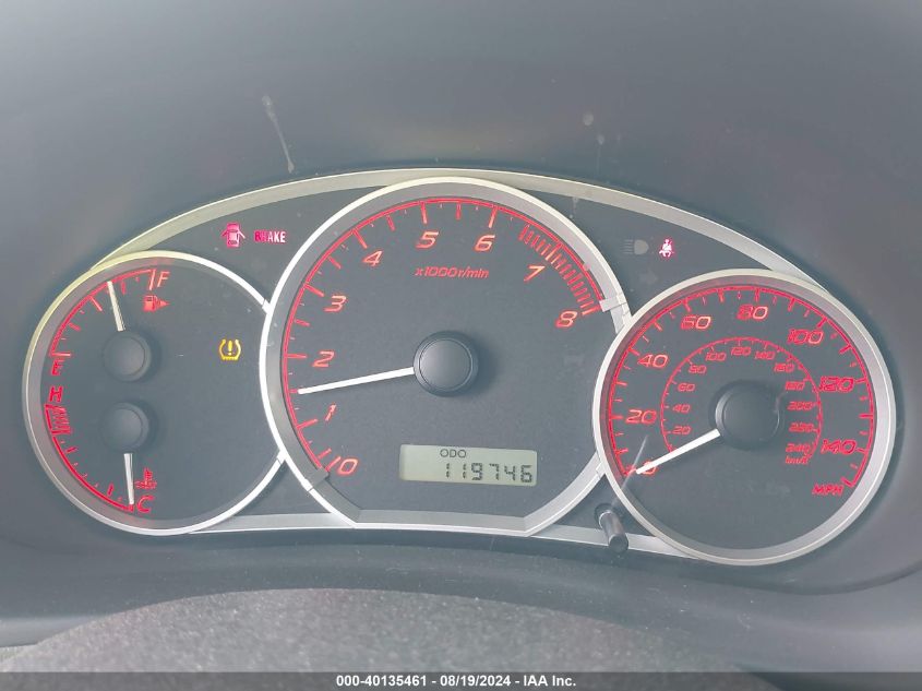 2008 Subaru Impreza Wrx VIN: JF1GH75698G813729 Lot: 40135461