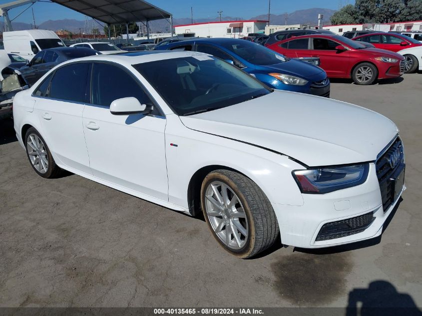 2015 Audi A4 2.0T Premium VIN: WAUAFAFL0FN024687 Lot: 40135465