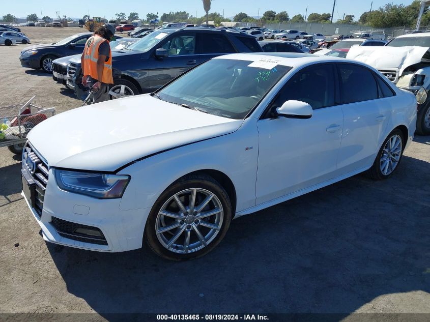 2015 Audi A4 2.0T Premium VIN: WAUAFAFL0FN024687 Lot: 40135465