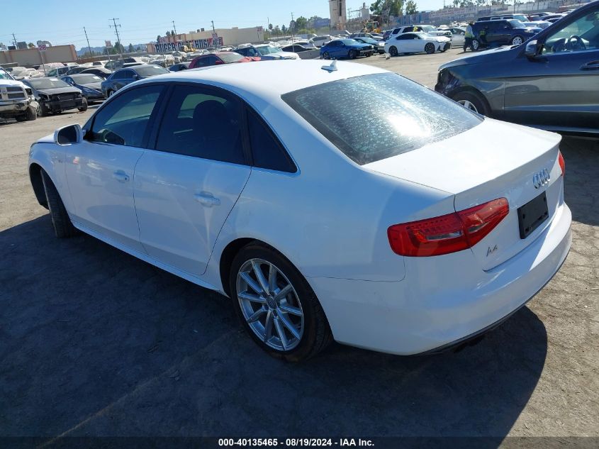 2015 Audi A4 2.0T Premium VIN: WAUAFAFL0FN024687 Lot: 40135465