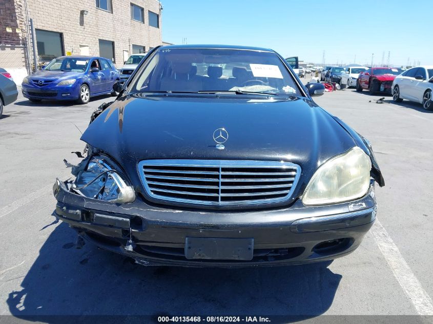 2002 Mercedes-Benz S 430 VIN: WDBNG70J62A258358 Lot: 40135468