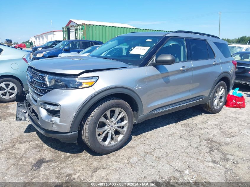 2021 Ford Explorer Xlt VIN: 1FMSK8DH4MGB22225 Lot: 40135483