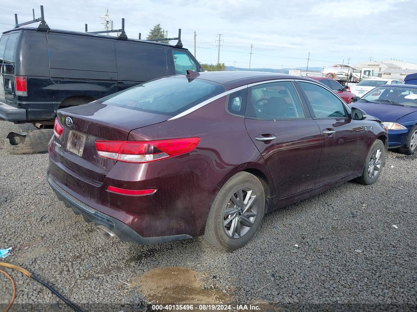 2019 KIA OPTIMA VIN: 5XXGT4L30KG343170
