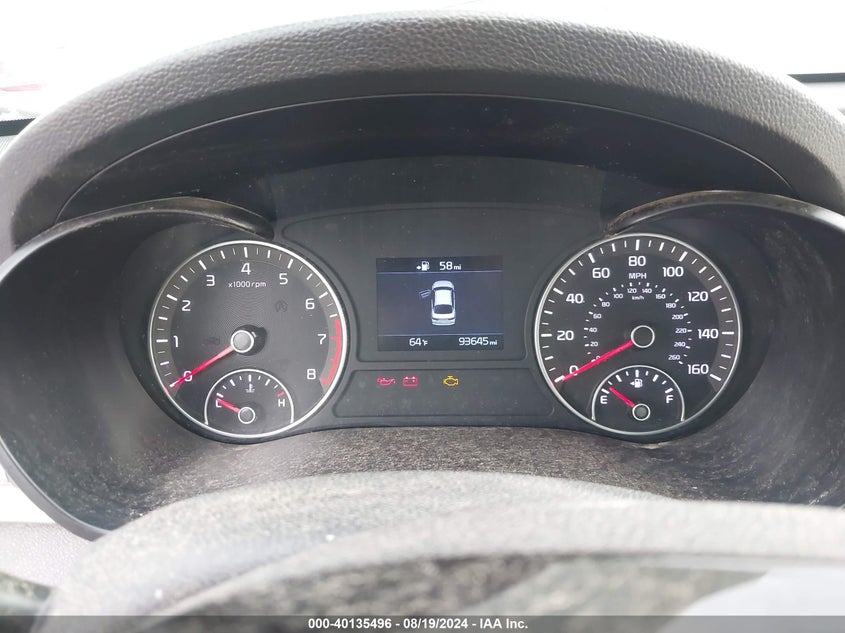 2019 KIA OPTIMA VIN: 5XXGT4L30KG343170
