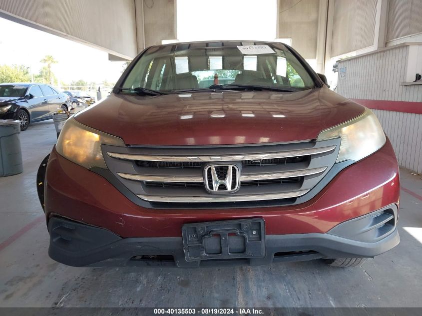 2013 Honda Cr-V Lx VIN: 5J6RM4H30DL035217 Lot: 40135503